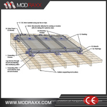 Componentes de terra de montagem ampla de suprimento fotovoltaico (SY0172)